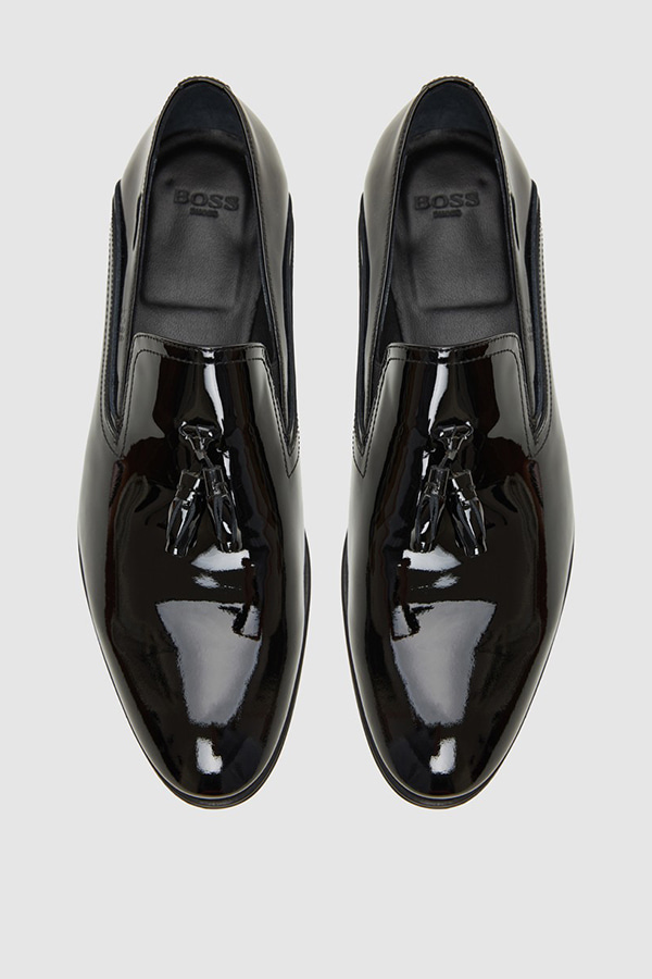 ΠΑΠΟΥΤΣΙΑ BOSS SHOES - BLACK LOUSTRINI